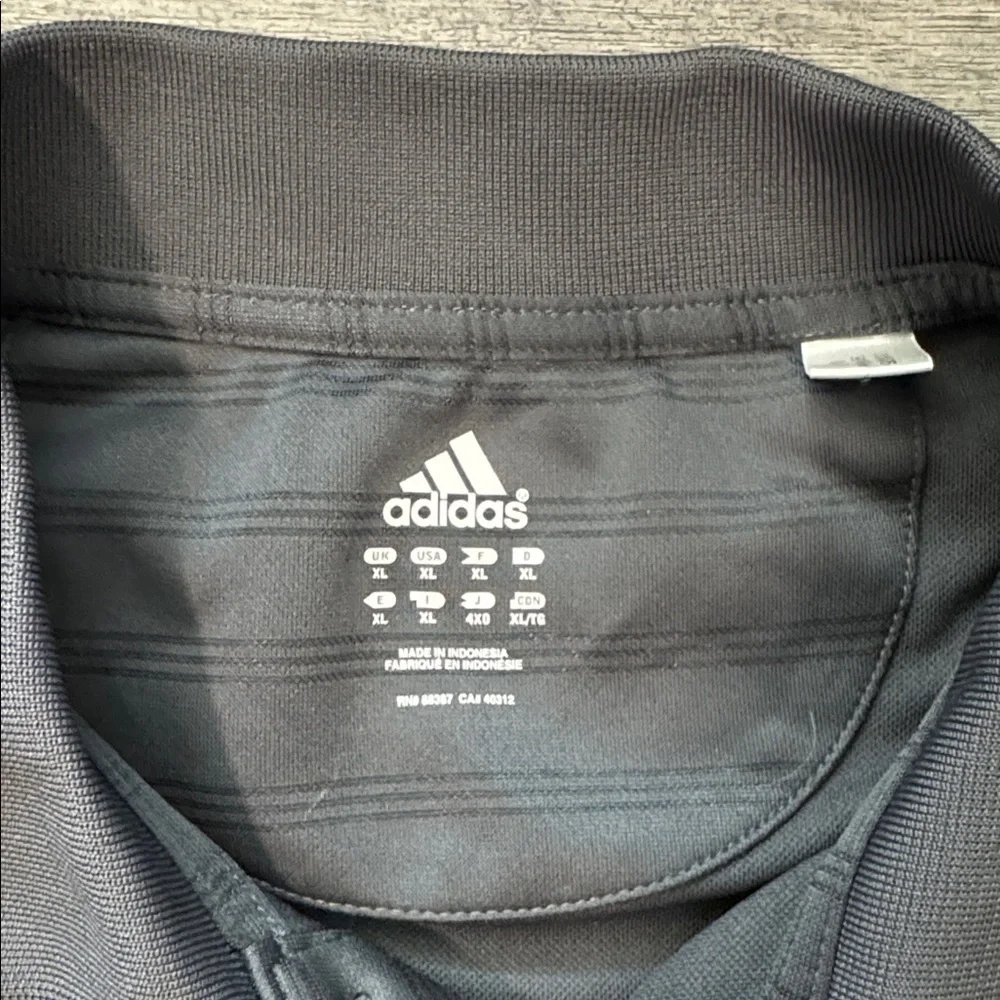 Men’s Adidas Gray Golf Polo Shirt   Size XL Athletic
